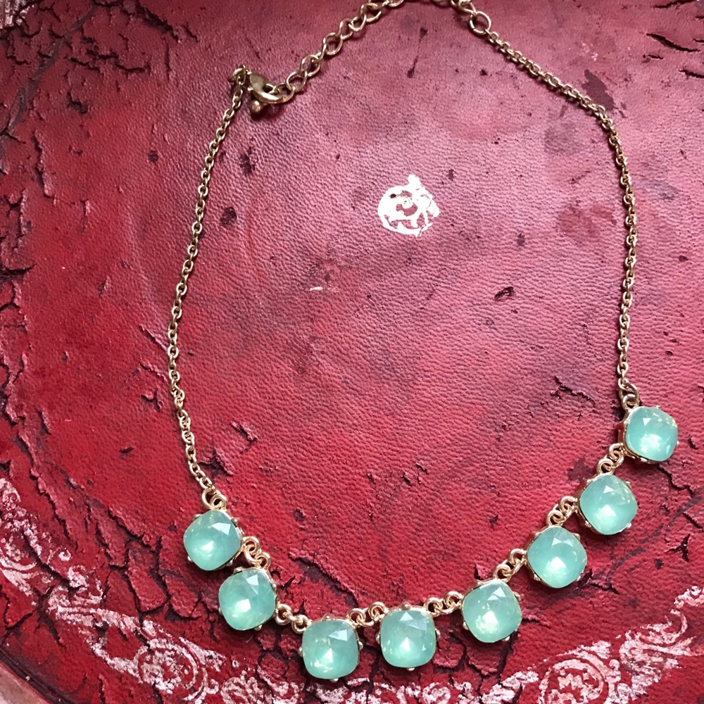 Beaded stone necklace